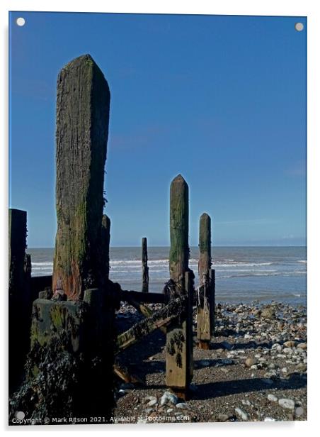 At The Groyne  Acrylic by Mark Ritson