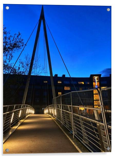 The Raddison Bridge  Acrylic by ami Photography