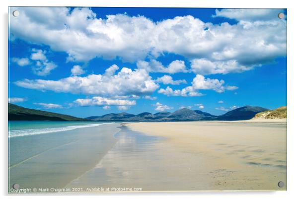 Luskentyre Beach, Isle of Harris, Scotland Acrylic by Photimageon UK