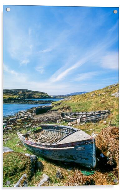 Ruined old boats, Isle of Harris Acrylic by Photimageon UK