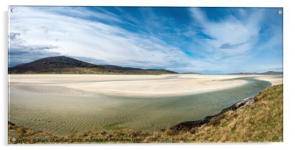 Luskentyre beach panorama, Isle of Harris Acrylic by Photimageon UK