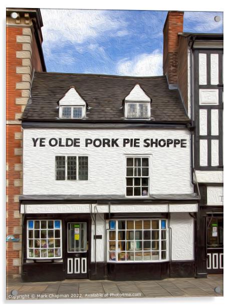Ye Olde Pork Pie Shoppe, Melton Mowbray Acrylic by Photimageon UK