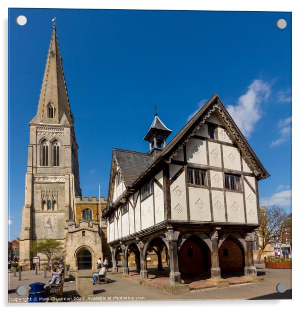 Old Grammar School & Church, Market Harborough Acrylic by Photimageon UK