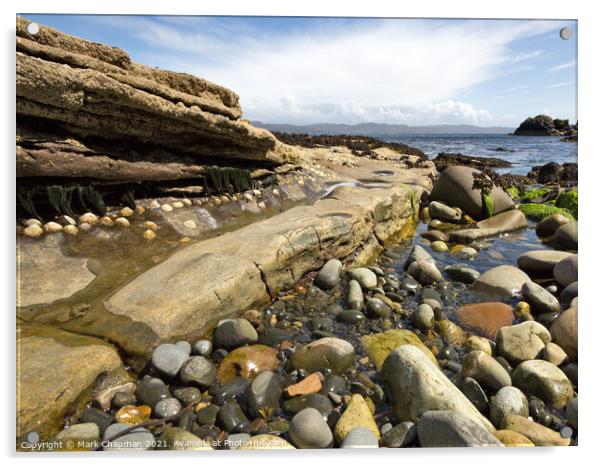 Rocky beach, Glasnakille, Elgol, Skye Acrylic by Photimageon UK