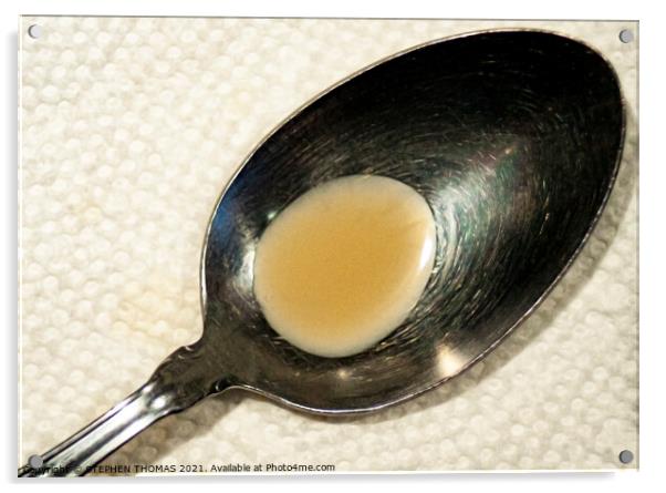 The Spoon That Stirred The Coffee  Acrylic by STEPHEN THOMAS