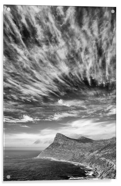 False Bay, South Africa, Landscape 2 Acrylic by Neil Overy