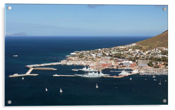 Simon's Town Naval Base, South Africa Acrylic by Neil Overy