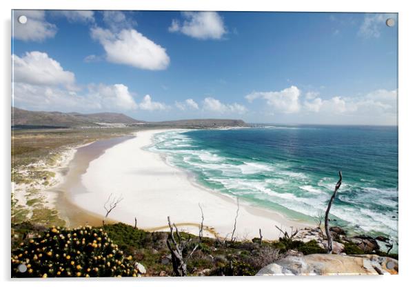 Noordhoek Beach, South Africa Acrylic by Neil Overy