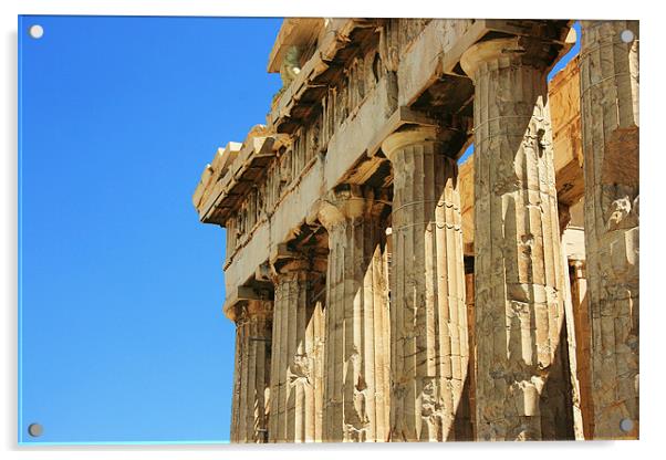 The Parthenon, Athens Acrylic by David Gardener