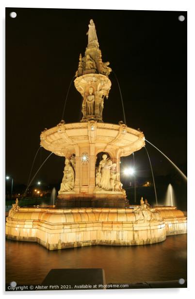 Doulton Fountain Acrylic by Alister Firth Photography