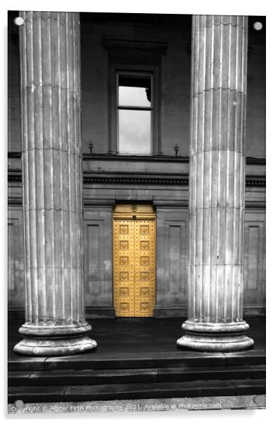 Golden Door Acrylic by Alister Firth Photography