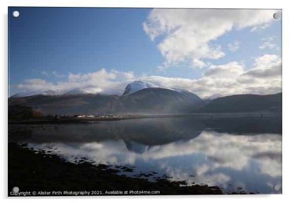 Ben Nevis & Loch Linnhe Acrylic by Alister Firth Photography