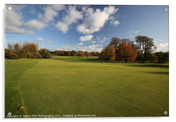 Belleisle Golf Course Acrylic by Alister Firth Photography
