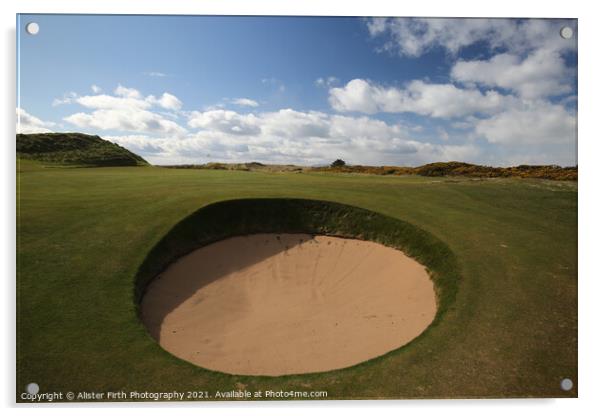 The Postage Stamp Bunker Acrylic by Alister Firth Photography