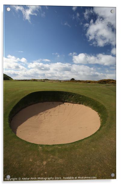 The Postage Stamp Bunker Acrylic by Alister Firth Photography