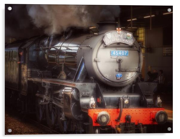 Steam Train  Acrylic by Ian Fairbrother