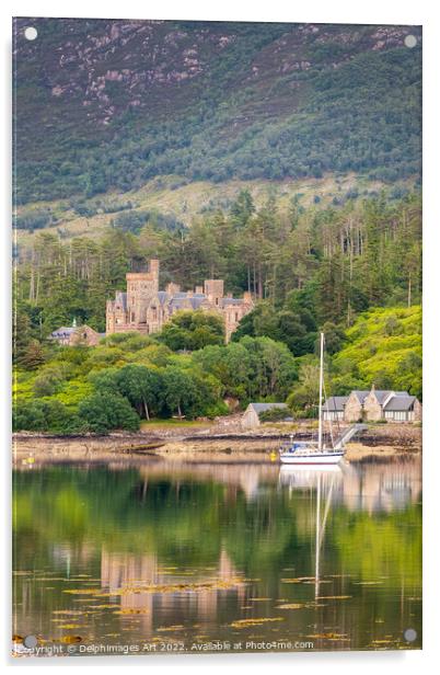 Duncraig castle near Plockton, Highlands Acrylic by Delphimages Art
