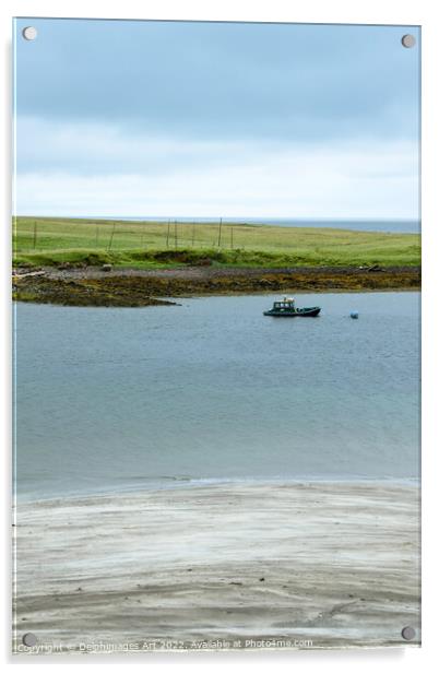  Isle of Skye, An Corran beach Acrylic by Delphimages Art