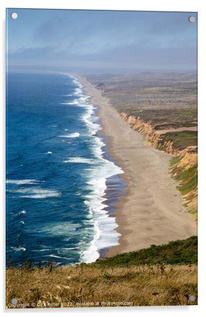 Point Reyes Beach Acrylic by Dirk Rüter