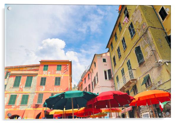 Beautiful Vernazza streets Acrylic by Elijah Lovkoff