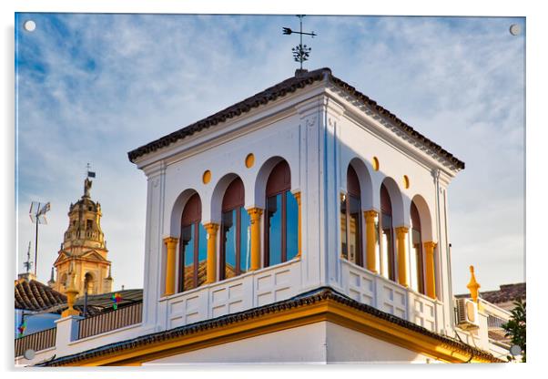 Cordoba streets on a sunny day in historic city center Acrylic by Elijah Lovkoff