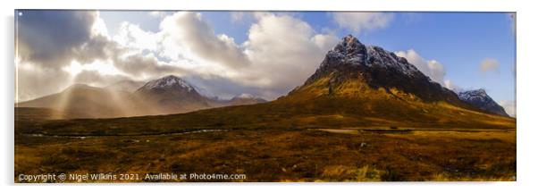 Sunbeams in Glencoe Acrylic by Nigel Wilkins