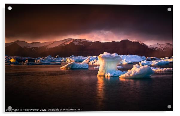 Iceberg light Acrylic by Tony Prower