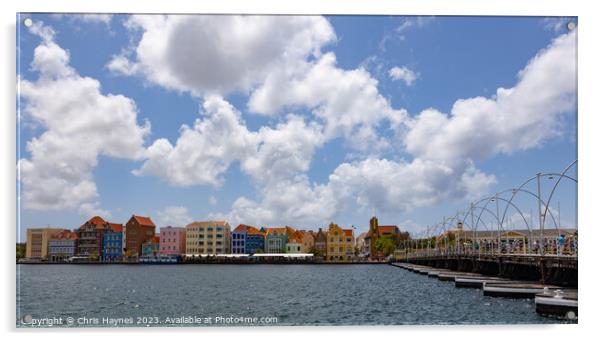 Curacao under a cloudy sky Acrylic by Chris Haynes