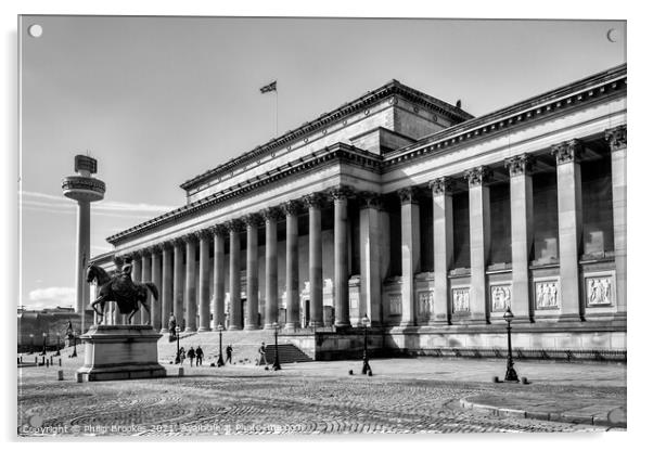 St George's Hall Acrylic by Philip Brookes