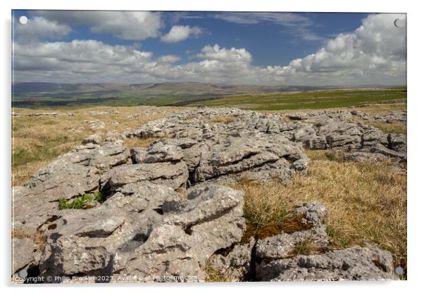 Great Asby Scar  Acrylic by Philip Brookes