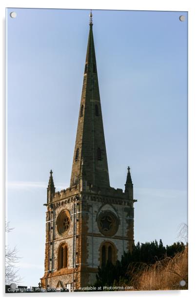 Holy Trinity Church, Stratford upon Avon Acrylic by Philip Brookes
