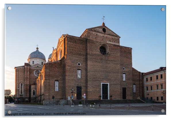 Basilica Santa Giustina in Padova, Italy at Sunrise Acrylic by Dietmar Rauscher