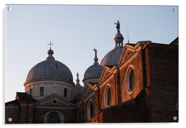 Basilica Santa Giustina in Padova, Italy at Sunrise Acrylic by Dietmar Rauscher