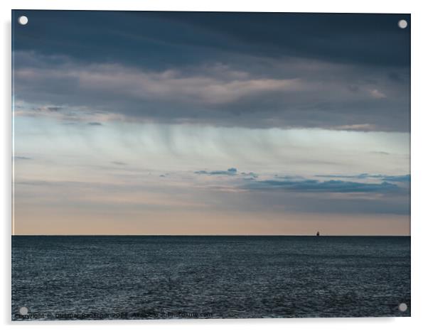 Adriatic Sea Ocean Horizon in Grado Acrylic by Dietmar Rauscher