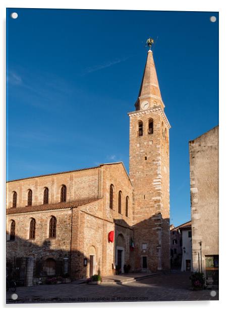 Basilica of Sant'Eufemia, Grado Acrylic by Dietmar Rauscher