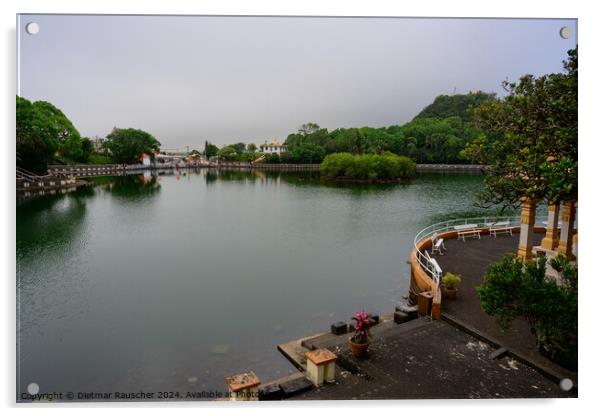 Ganga Talao Sacred Lake in Grand Bassin Mauritius Acrylic by Dietmar Rauscher