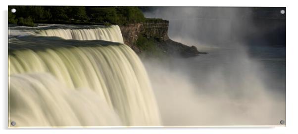 American Niagara Falls USA Acrylic by Sonny Ryse