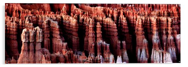 Bryce canyon inspiration point USA Acrylic by Sonny Ryse