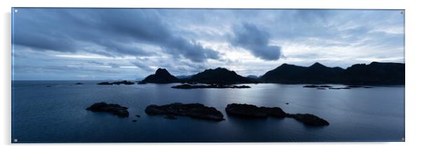 Ureberget Lofoten Islands Acrylic by Sonny Ryse