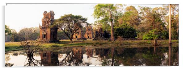 Behind the Khleang Temples - Ankor wat cambodia Acrylic by Sonny Ryse