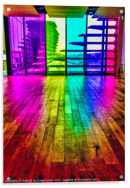 Rainbow Light Acrylic by Wall Art by Craig Cusins