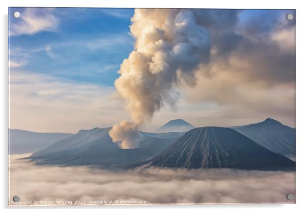Bromo National Park Acrylic by Manjik Pictures