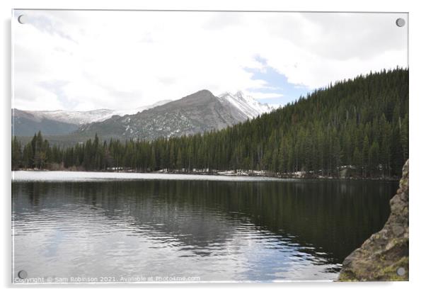 Bear Lake, Rocky Mountain National Park Acrylic by Sam Robinson