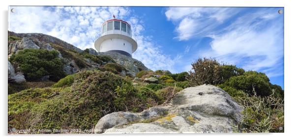 Lighthouse on cliff Acrylic by Adrian Paulsen