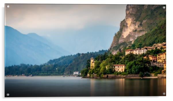 Menaggio, Lake Como Acrylic by Alan Le Bon