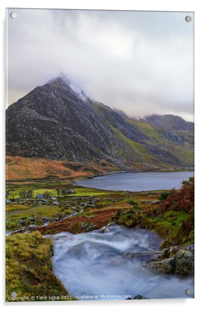 Tryfan Mountain Acrylic by Tahir Iqbal