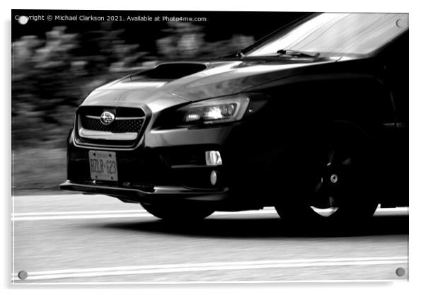 Subaru Acrylic by Michael Clarkson