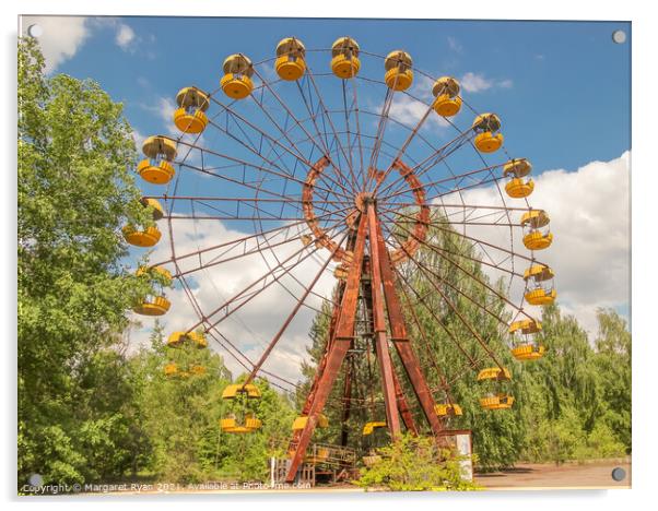 Abandoned Ferris Wheel in Chernobyl Acrylic by Margaret Ryan