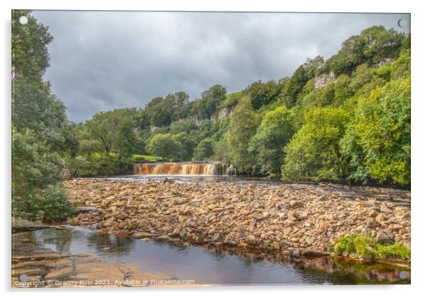 The Gushing Beauty of Wain Wath Force Acrylic by Margaret Ryan