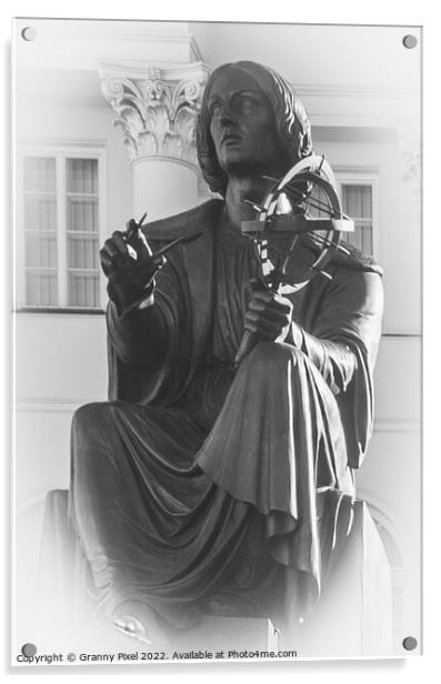 Nicolaus Copernicus Monument Acrylic by Margaret Ryan